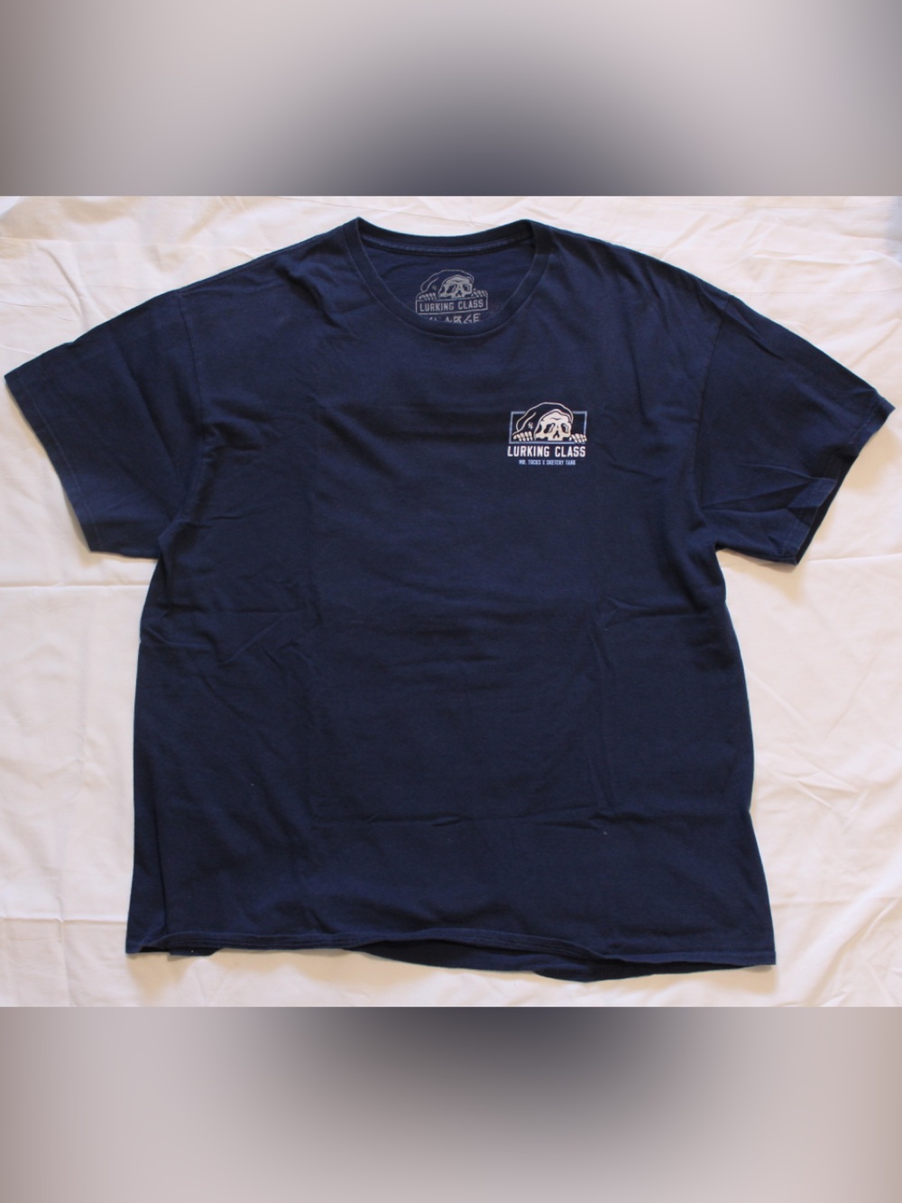 Lurking Class Navy Short Sleeve Crewneck T-Shirt